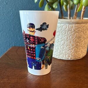 Rare MN 16 oz Glass with Colorful MN Graphics